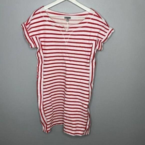 T for Talbots Red Sparkle Terry Dress‎